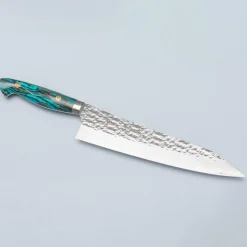 Yu Kurosaki Senko Ei Turquoise Mixed Gyuto 21 cm