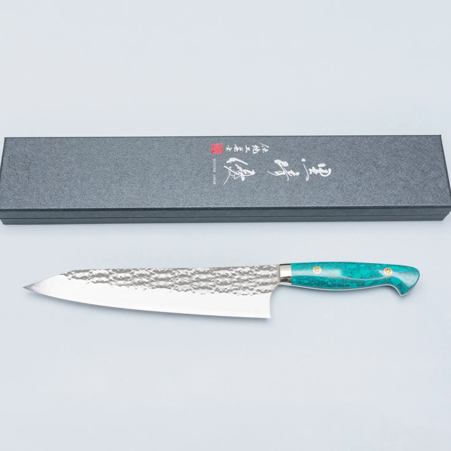 Yu Kurosaki Senko Ei Turquoise Gyuto 21 cm