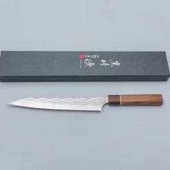 Yu Kurosaki Senko Ei Walnut Ebony Sujihiki 24 cm